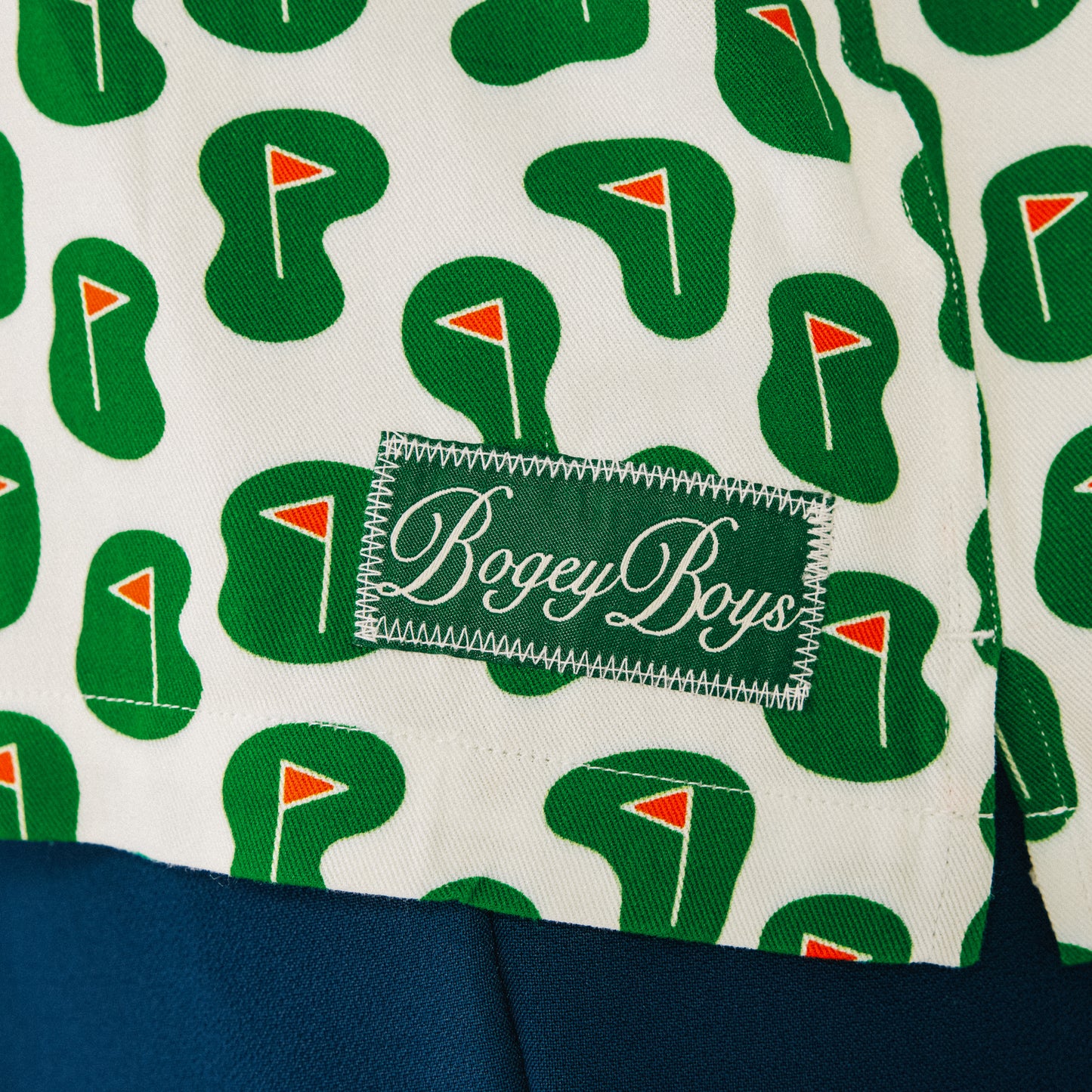 All Over The Flag Button-Up - White