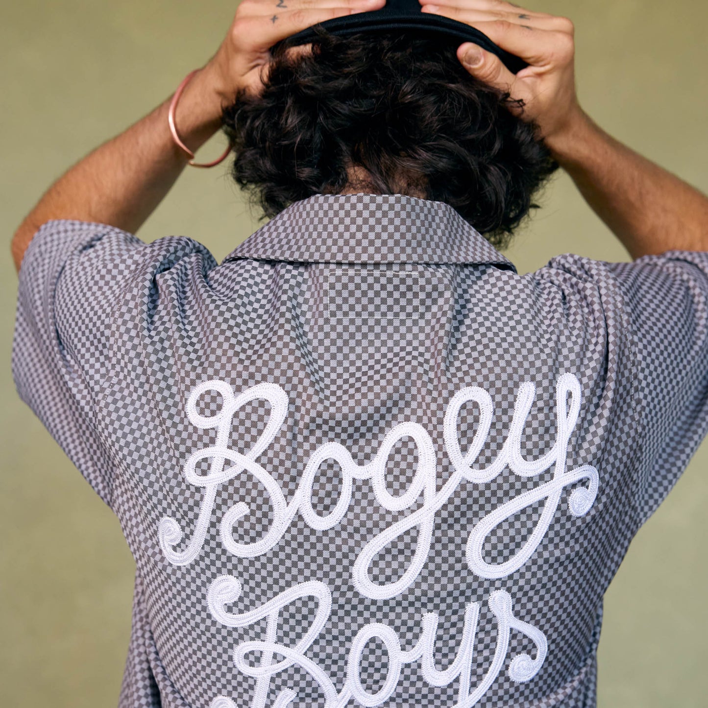 Mini Checkered Button-Up - Blue Check