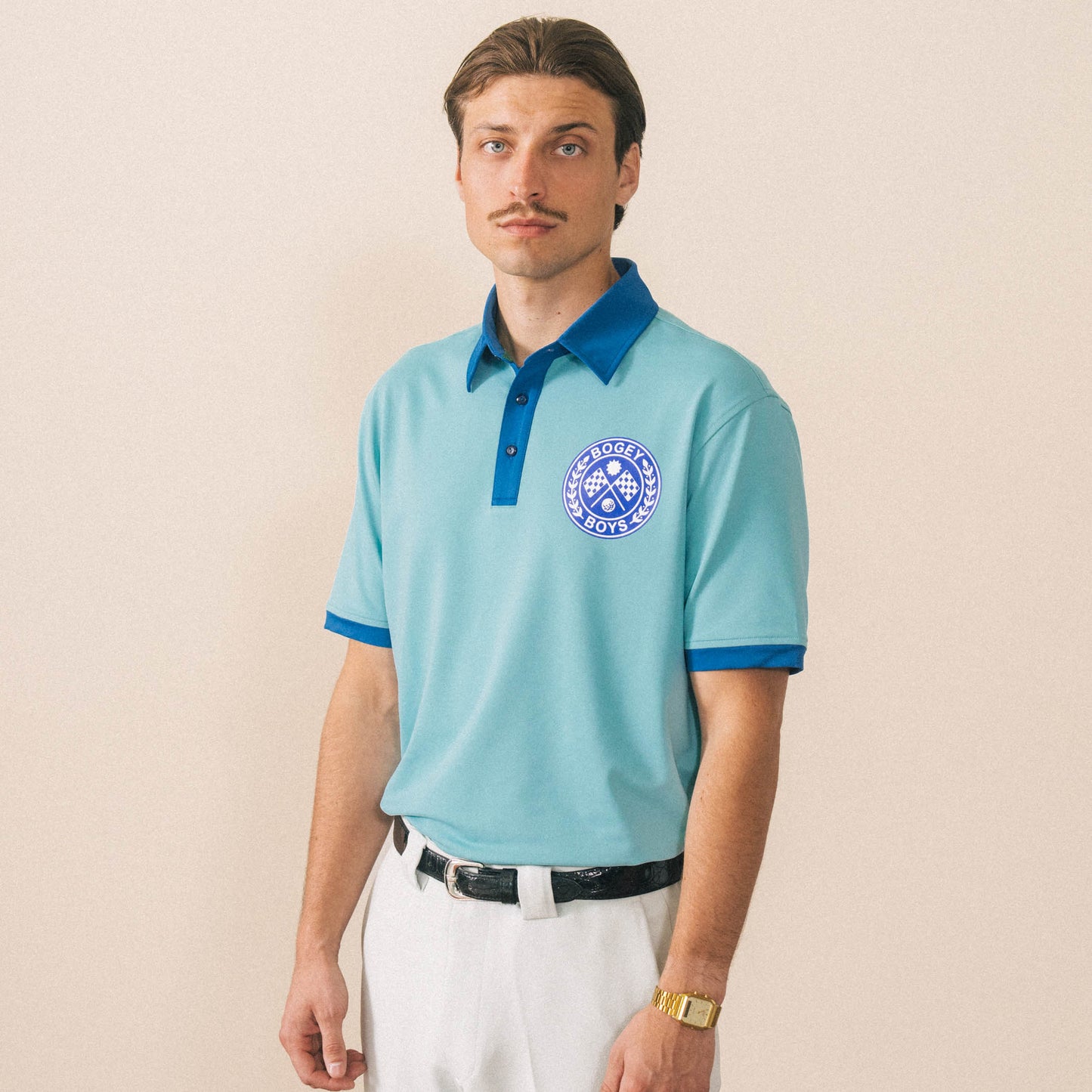 True Blue Athletic Polo - Water