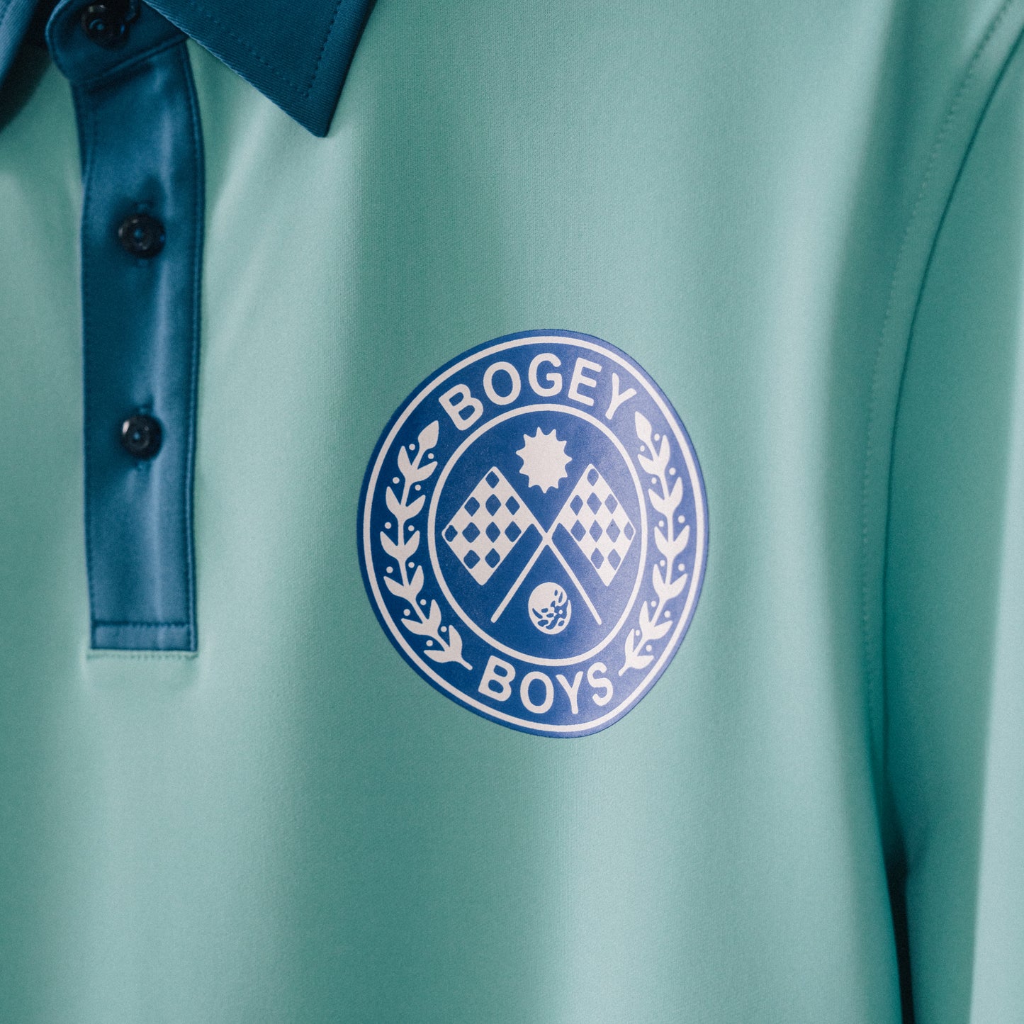 True Blue Athletic Polo - Water