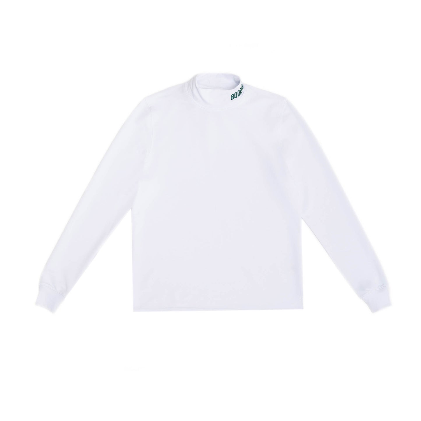 Longsleeve Sport Mockneck - White