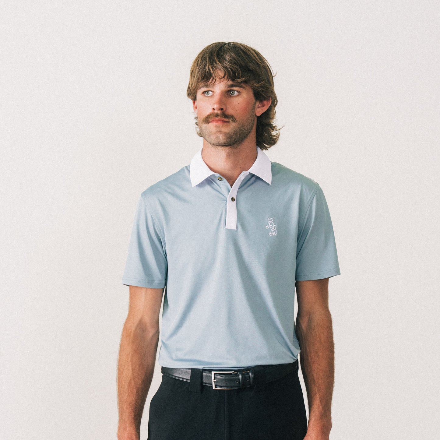 Essentials Athletic Polo - Bogey Blue