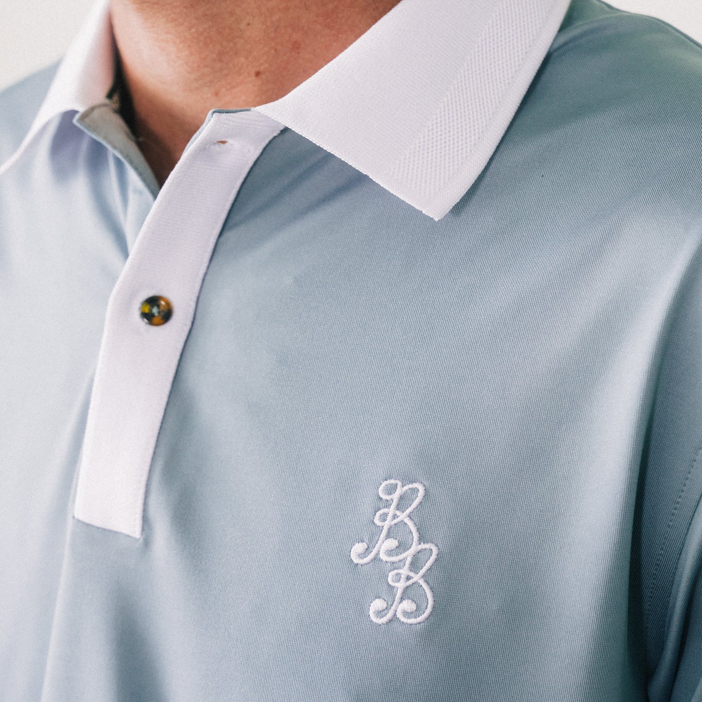 Essentials Athletic Polo - Bogey Blue