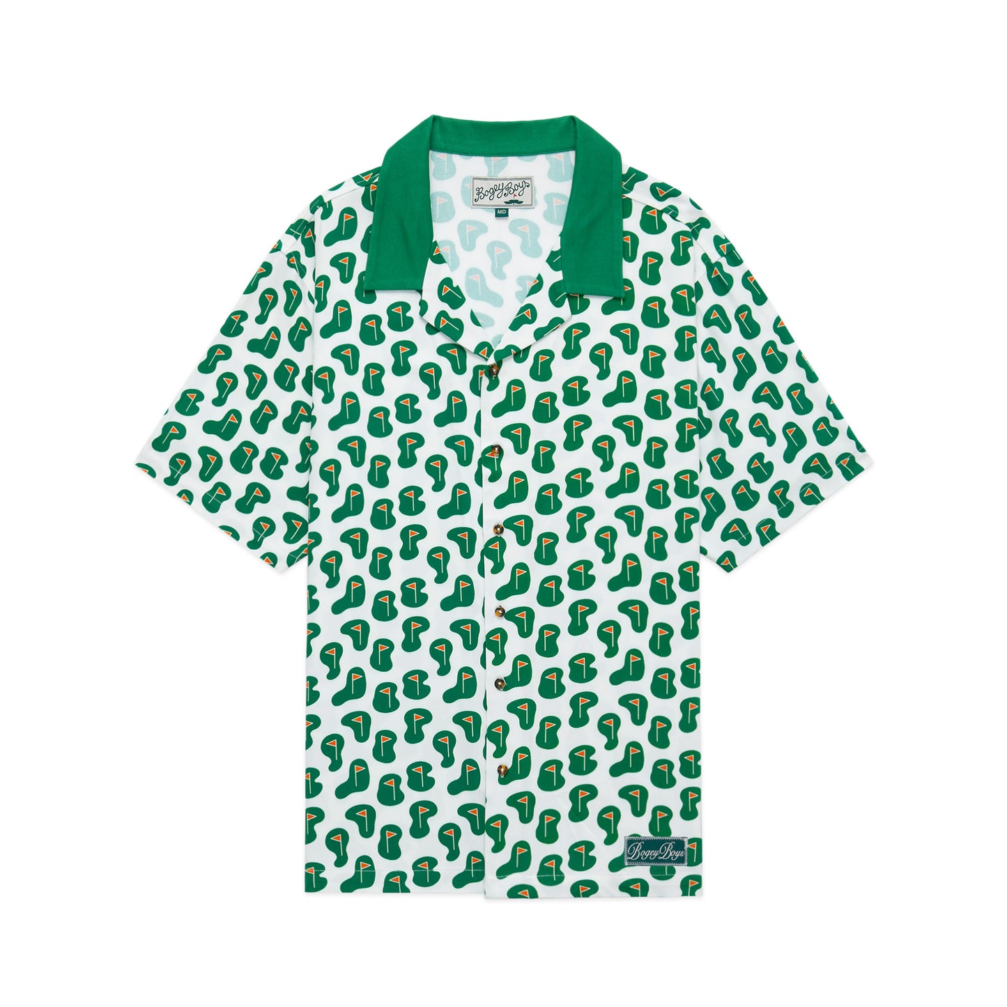 All Over The Flag Button-Up - White