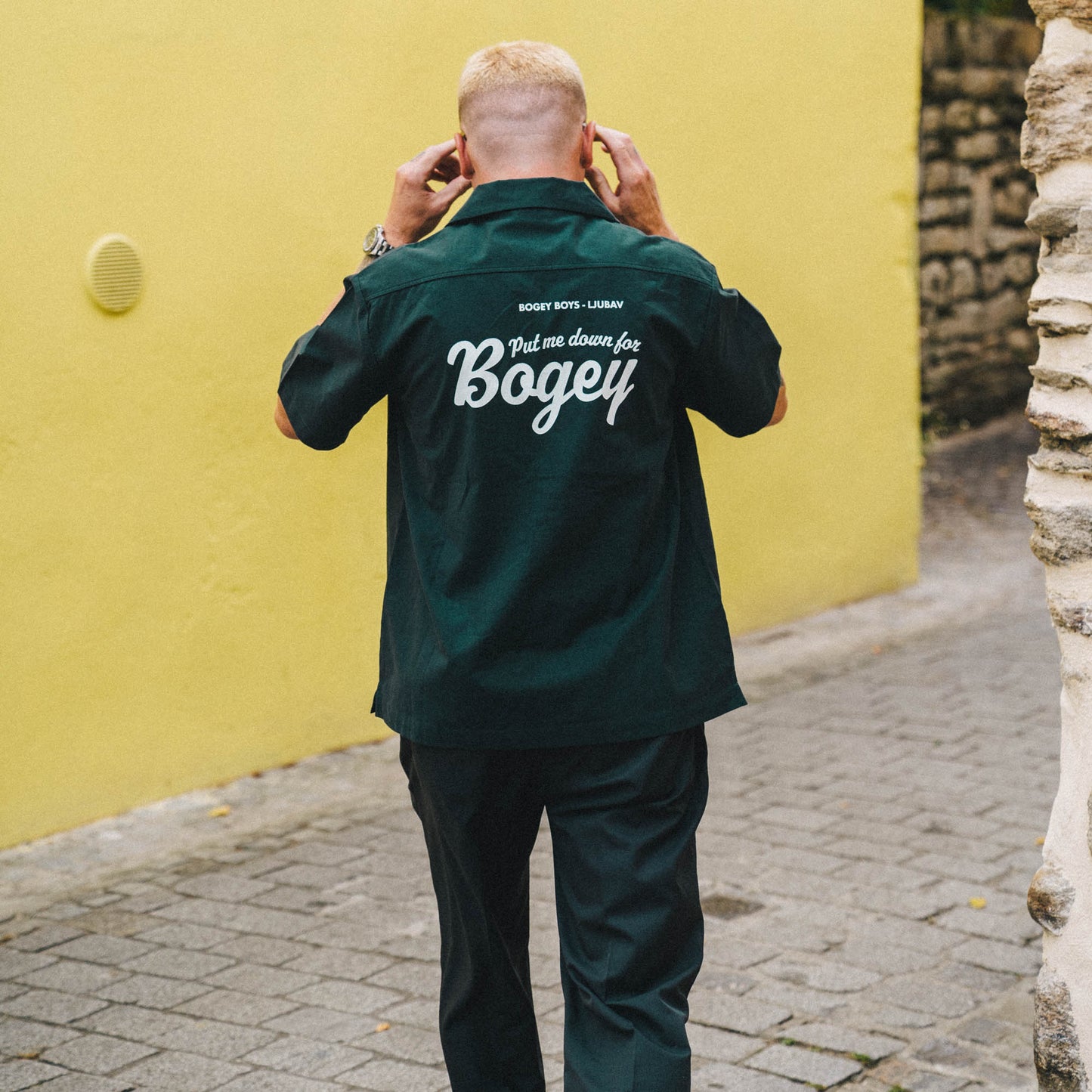 Ljubav x Bogey Boys Short Sleeve Shirt - Gun Metal