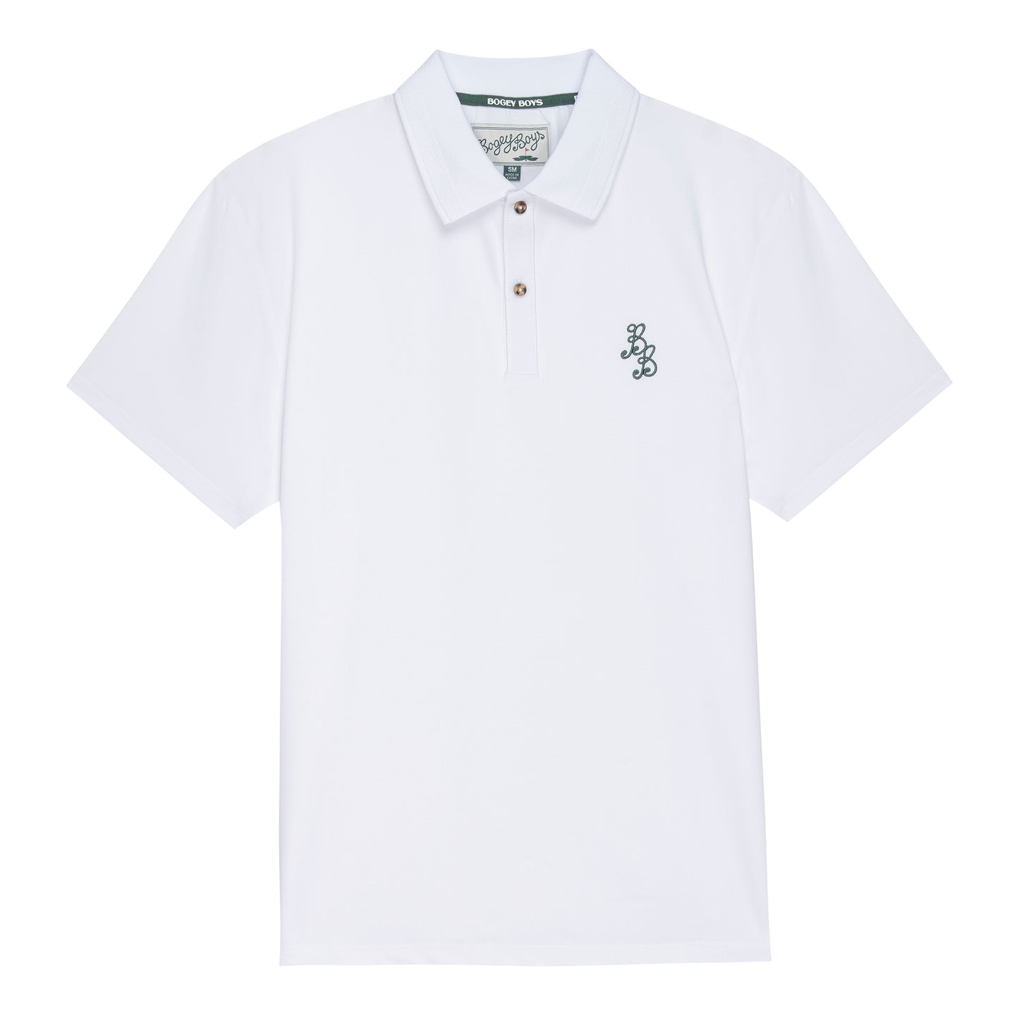 Essentials Athletic Polo - White