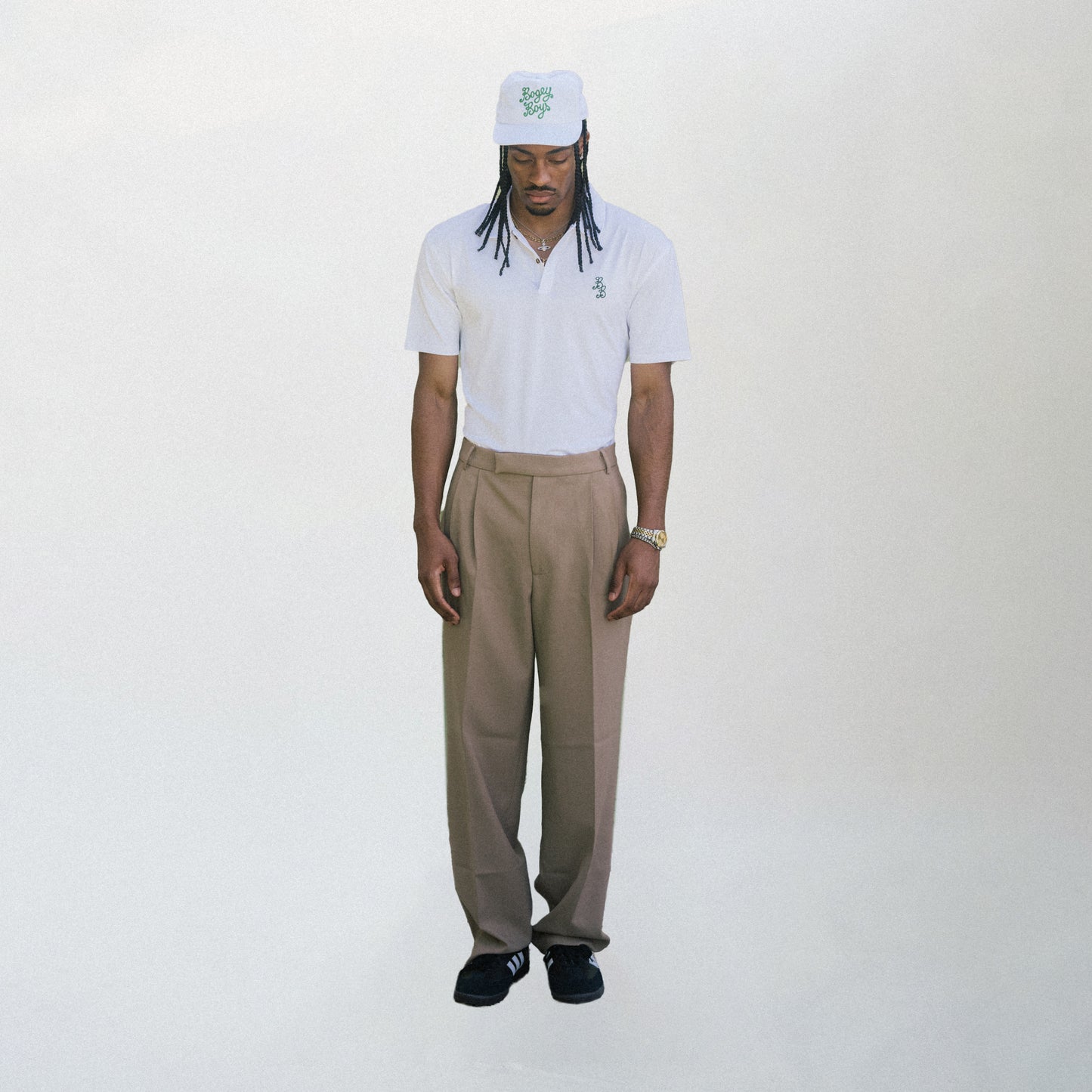 Essentials Athletic Polo - White