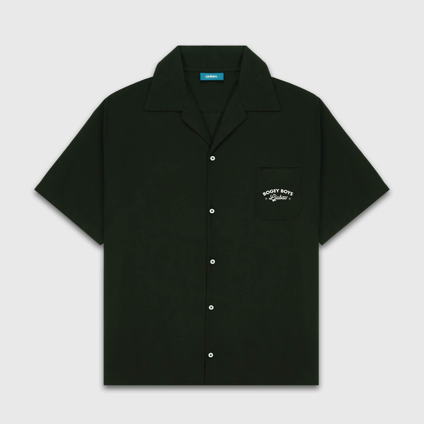 Ljubav x Bogey Boys Short Sleeve Shirt - Gun Metal