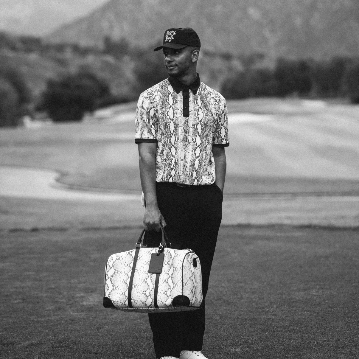 The Snake Run Duffle Bag - Python Grey
