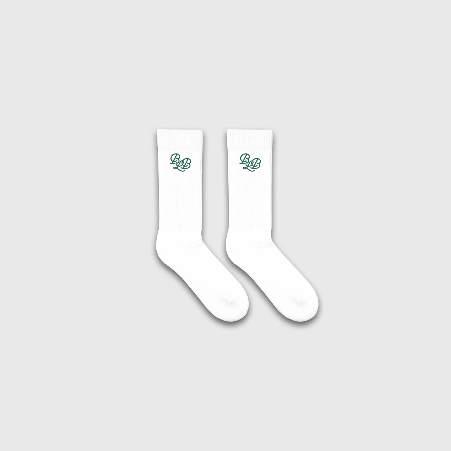 Ljubav x Bogey Boys Logo Socks - White