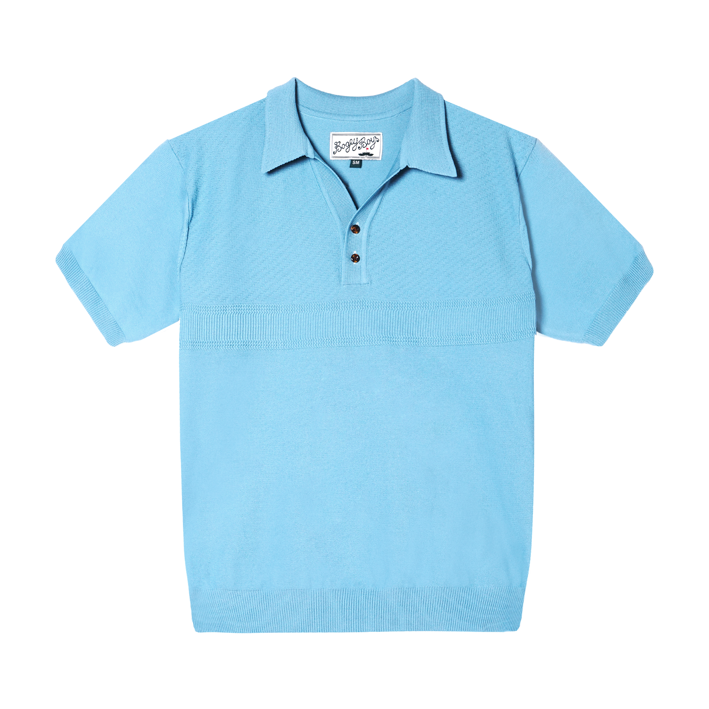 Woven Polo - Sky Blue - S