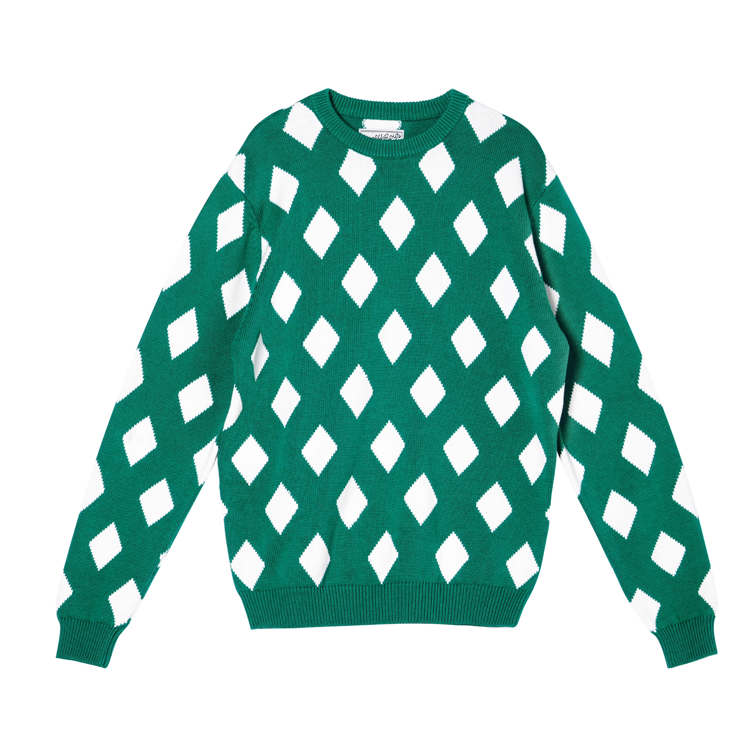 Diamond Sweater - Green - S