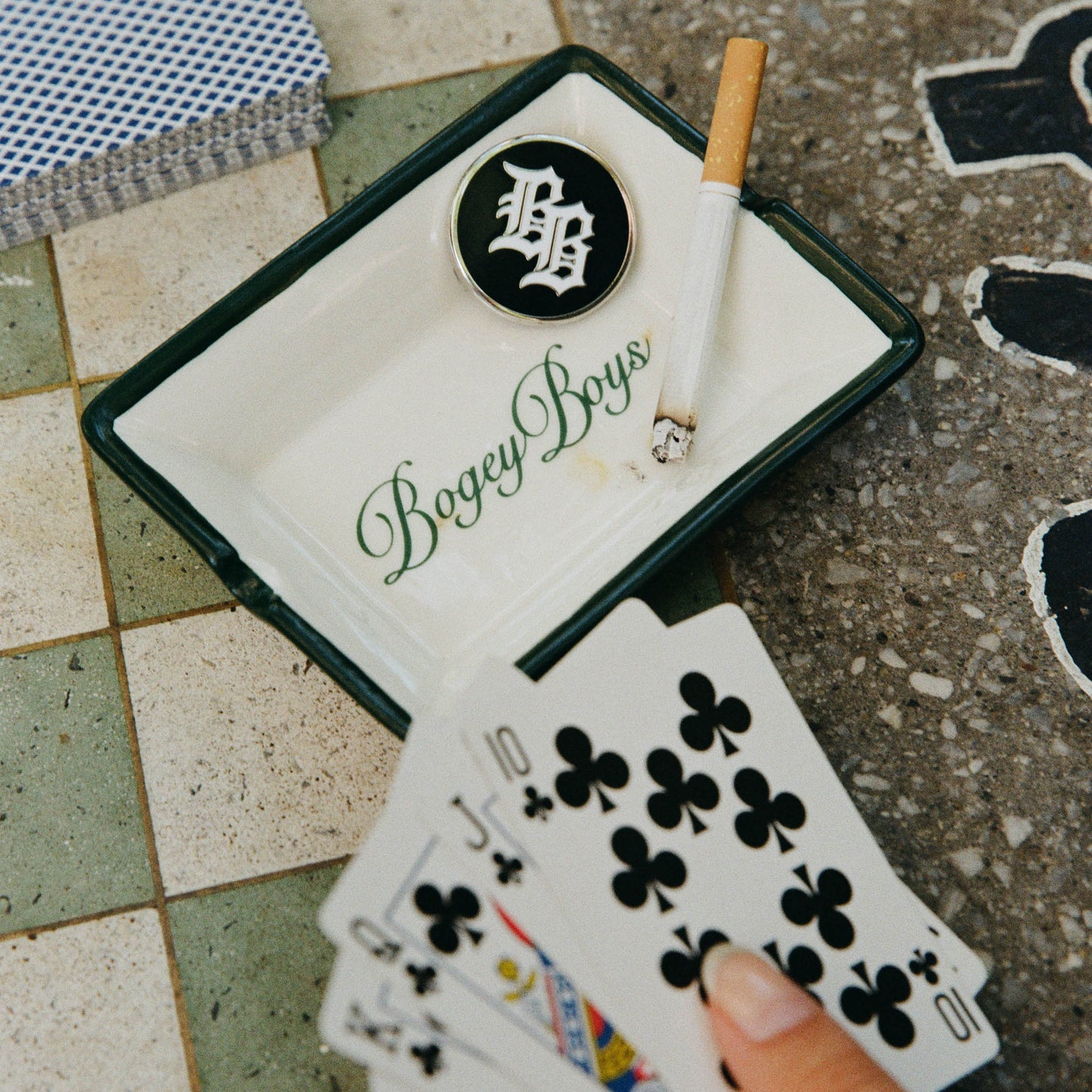 Script Ashtray - White