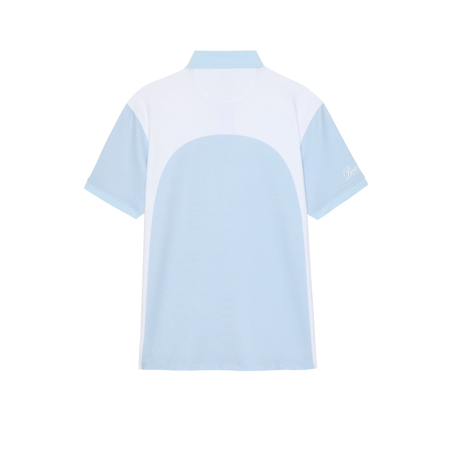 Curved Block Athletic Polo - Iceberg