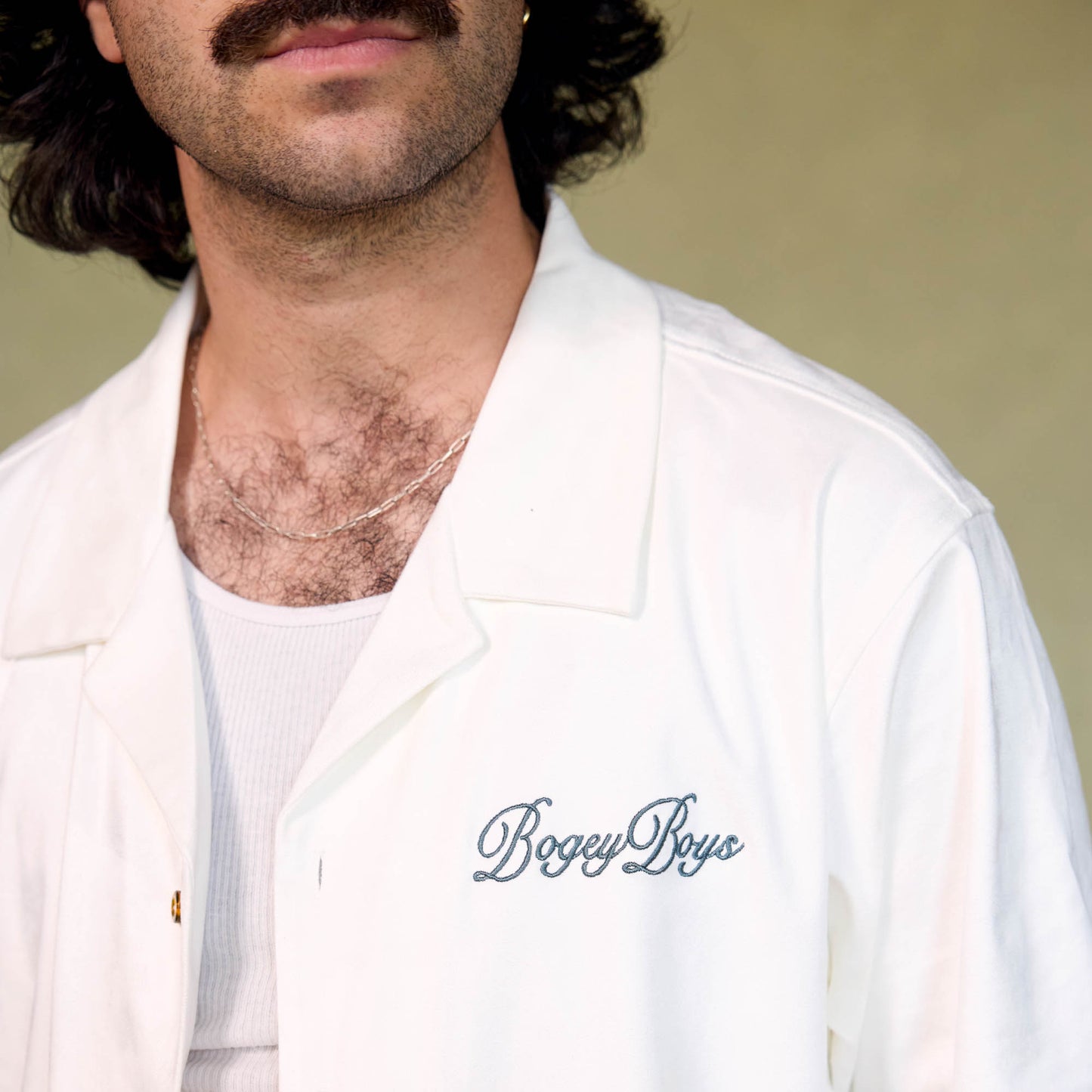 Micro Suede Button-Up - Milk