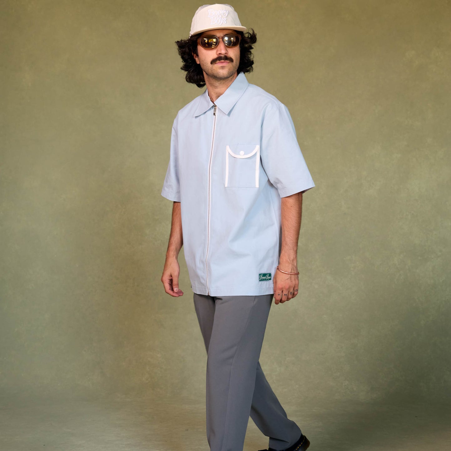 Piping Pocket Shirt - Iceberg