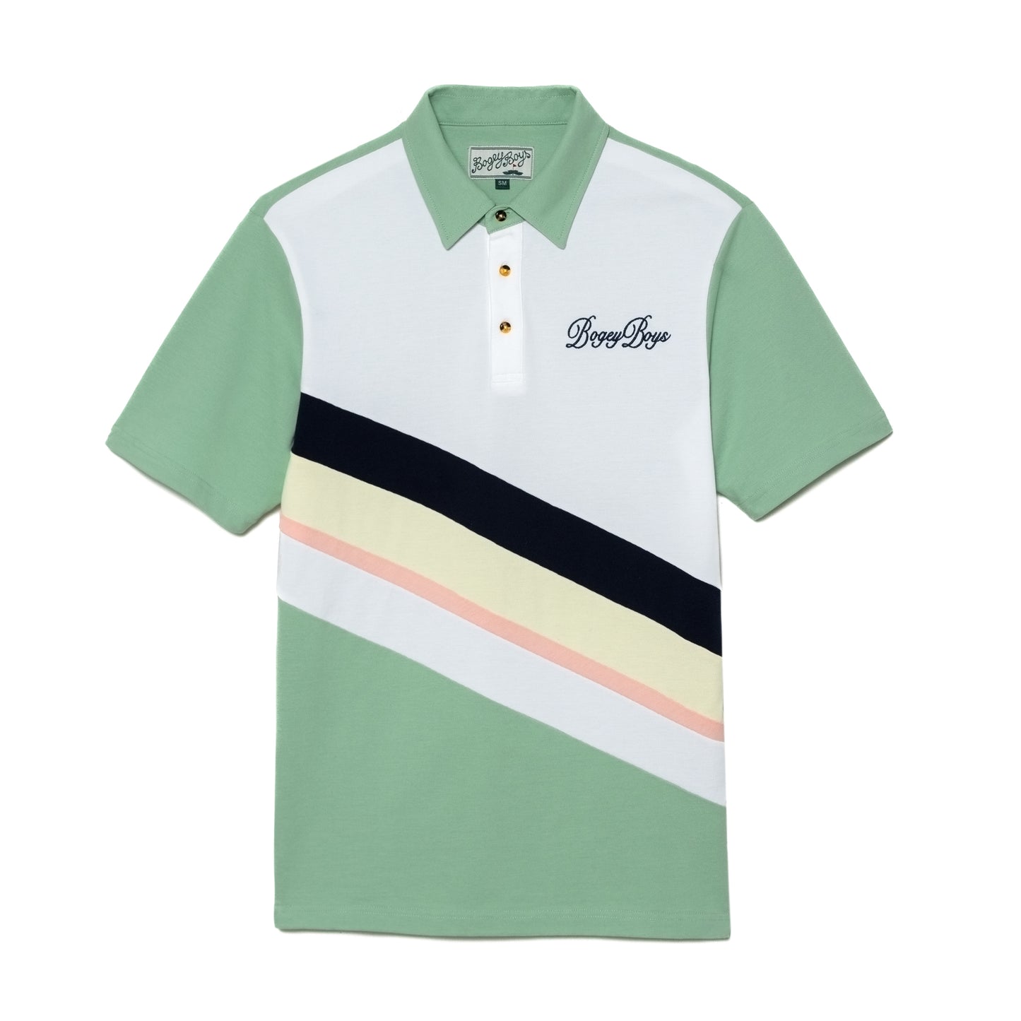 Diagonal Polo - Fair Green