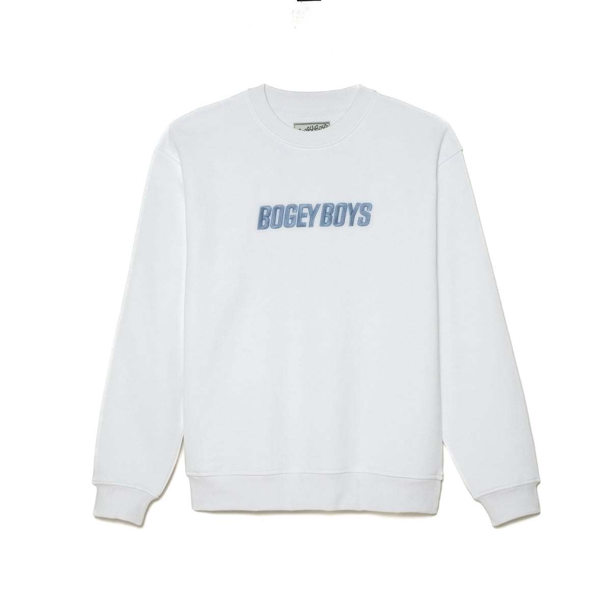 Bold Logo Crewneck - White
