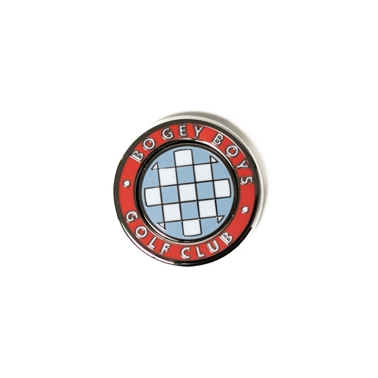 BBGC Check Ball Marker - Tangerine