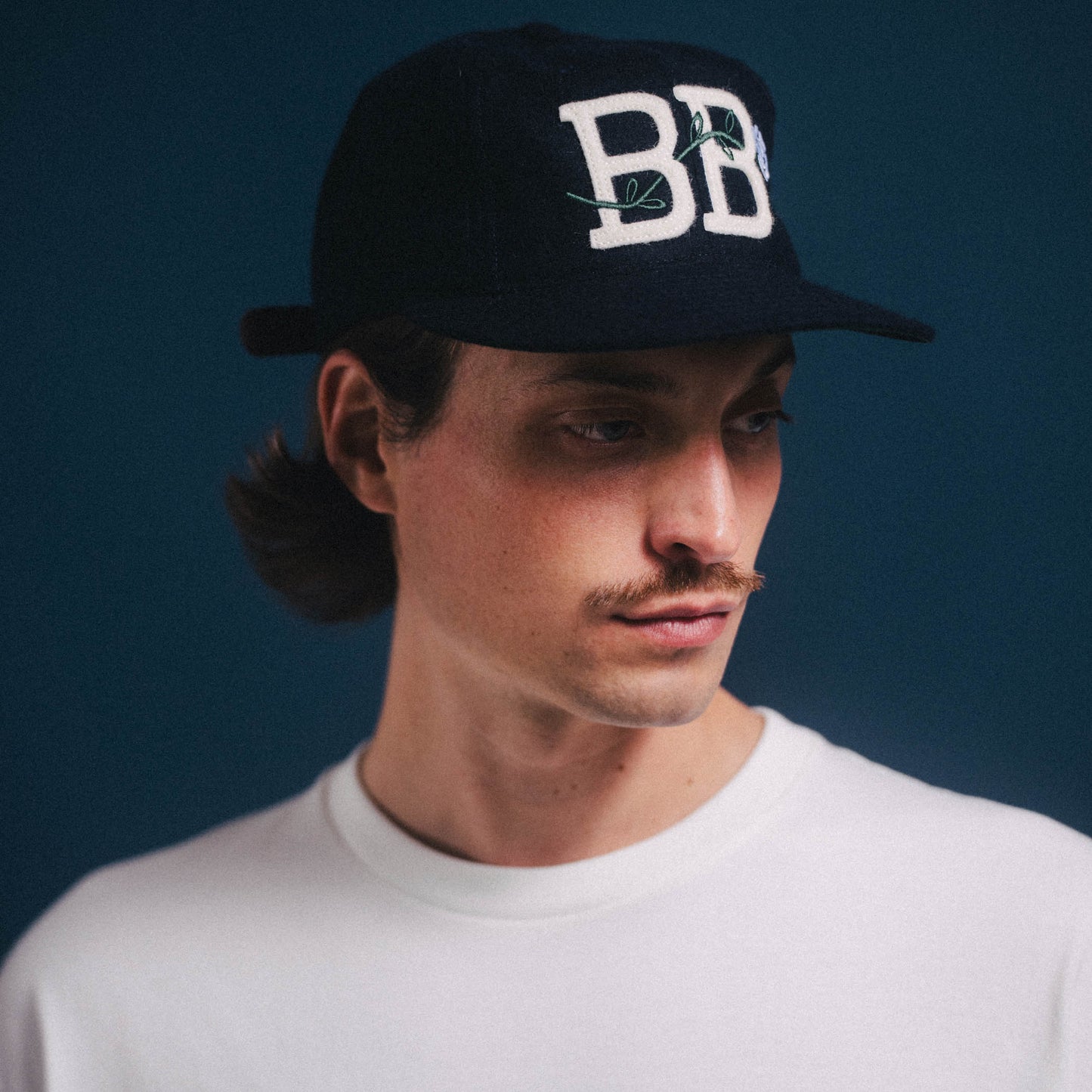 Bogey Boys x EFF Wool Rose Cap - Navy