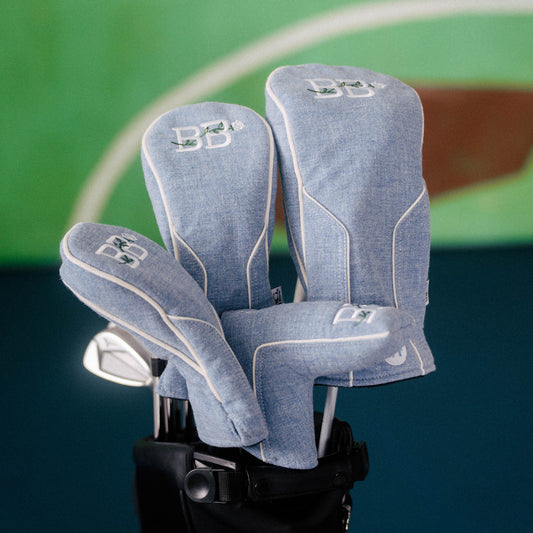 Bogey Boys x EFF Flannel Rose Head Covers - Powder Blue