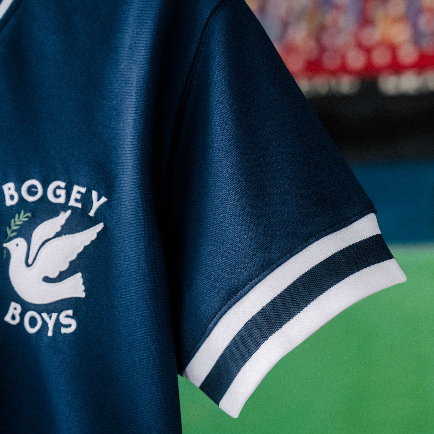 Bogey Boys x EFF V-Neck Baseball Jersey - Navy