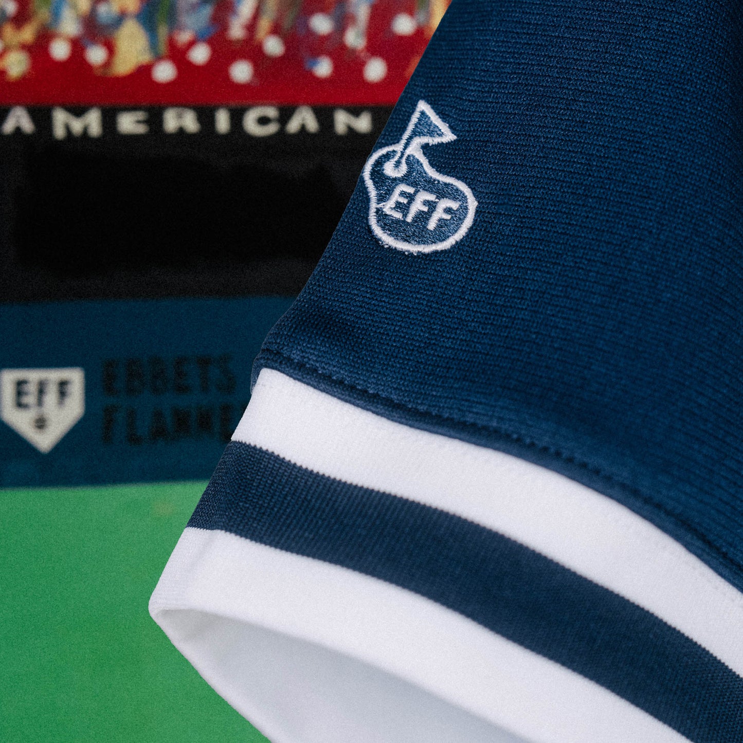 Bogey Boys x EFF V-Neck Baseball Jersey - Navy