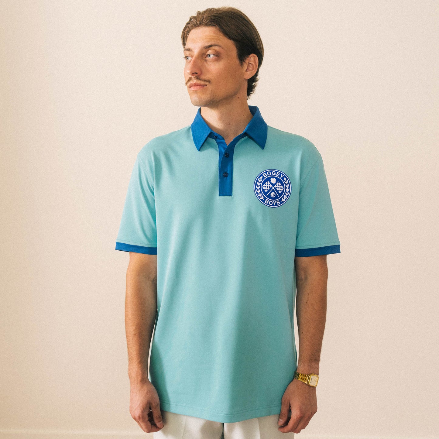 True Blue Athletic Polo - Water