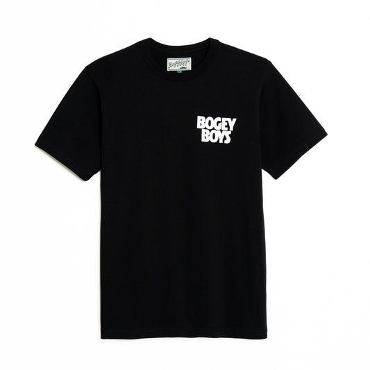 Bold Stacked Logo T-Shirt - Black