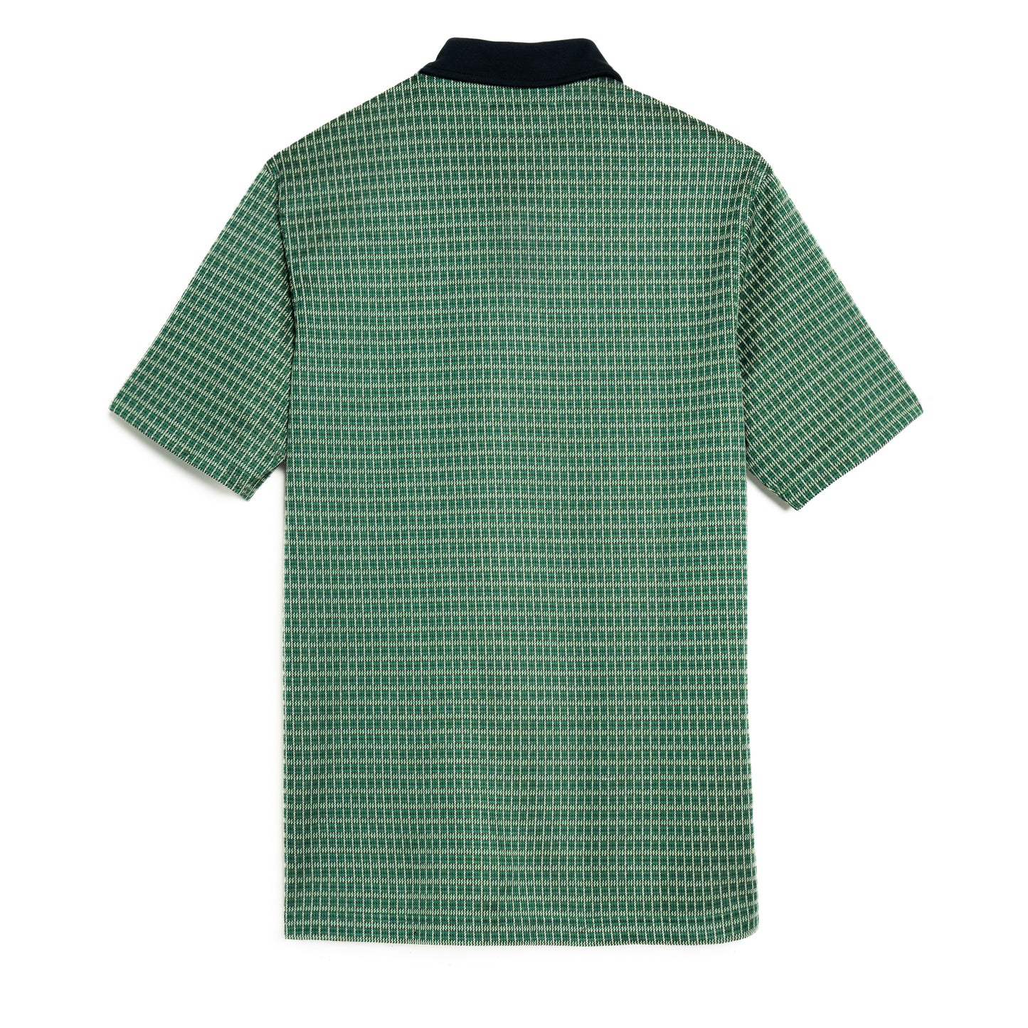 BBGC Emblem Polo - Green Houndstooth