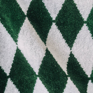 Golf Towel - Green Diamond