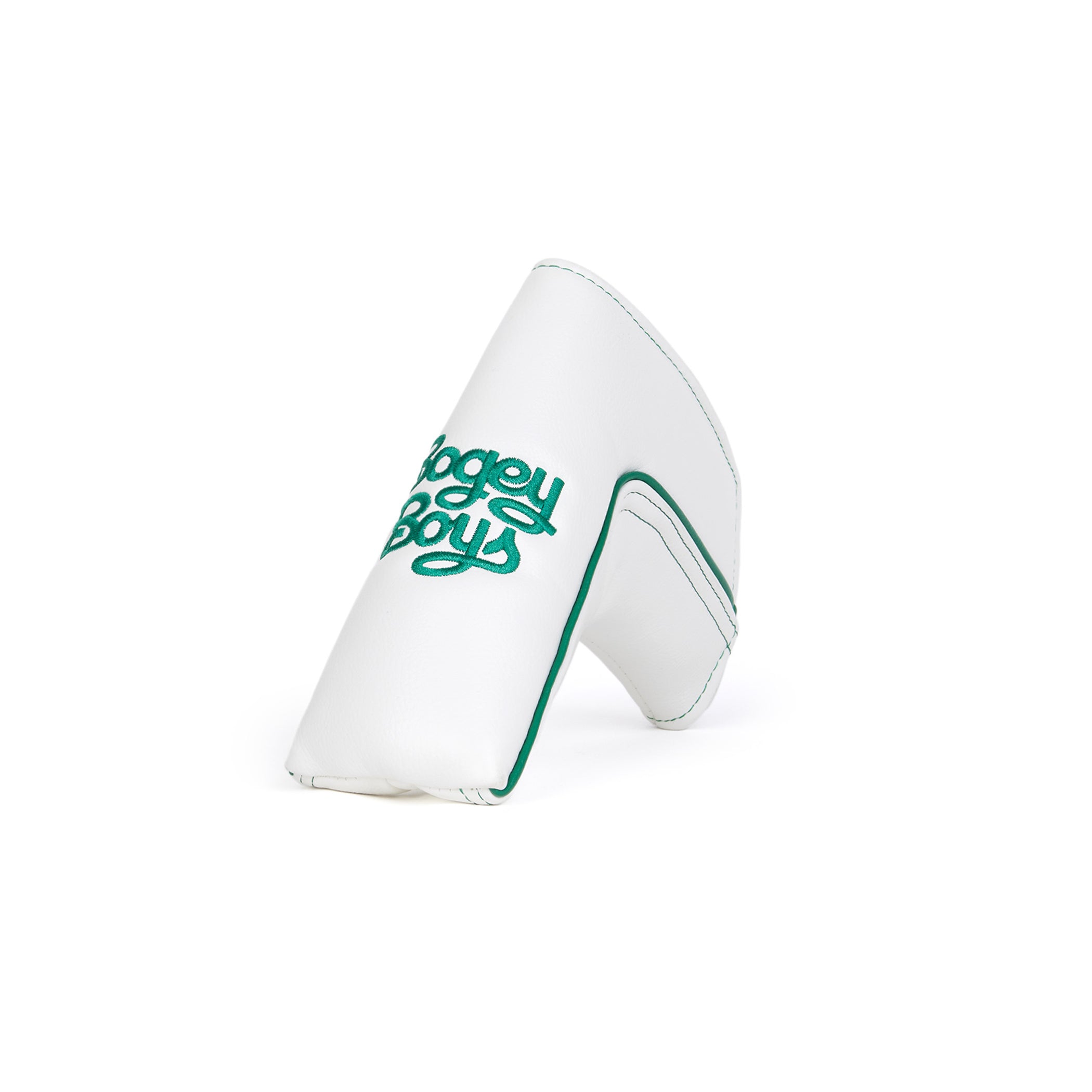 BB Stacked Logo Head Covers - White