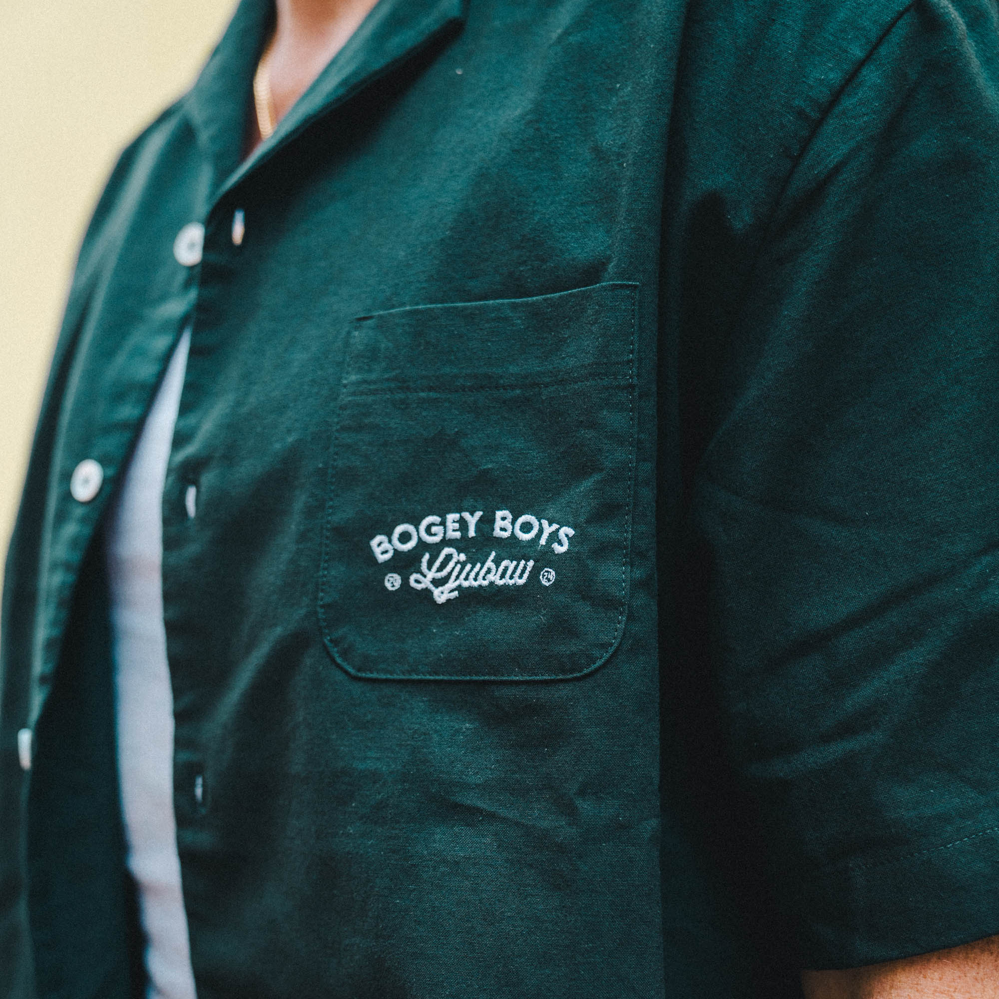 Ljubav x Bogey Boys Short Sleeve Shirt - Gun Metal
