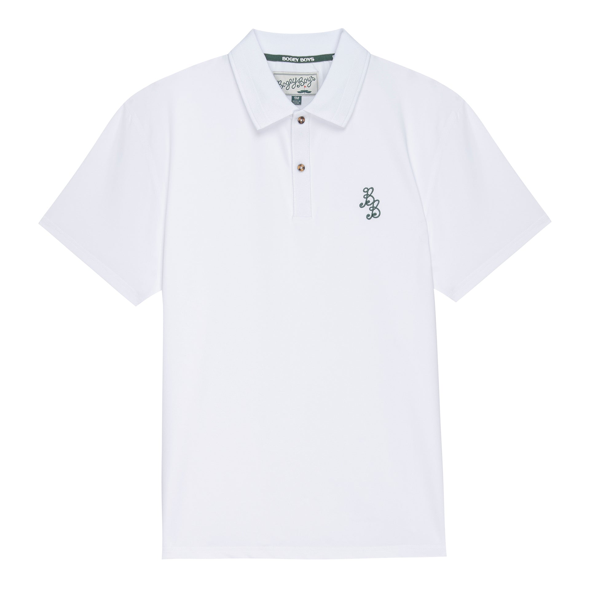 Essentials Athletic Polo - White – Bogey Boys