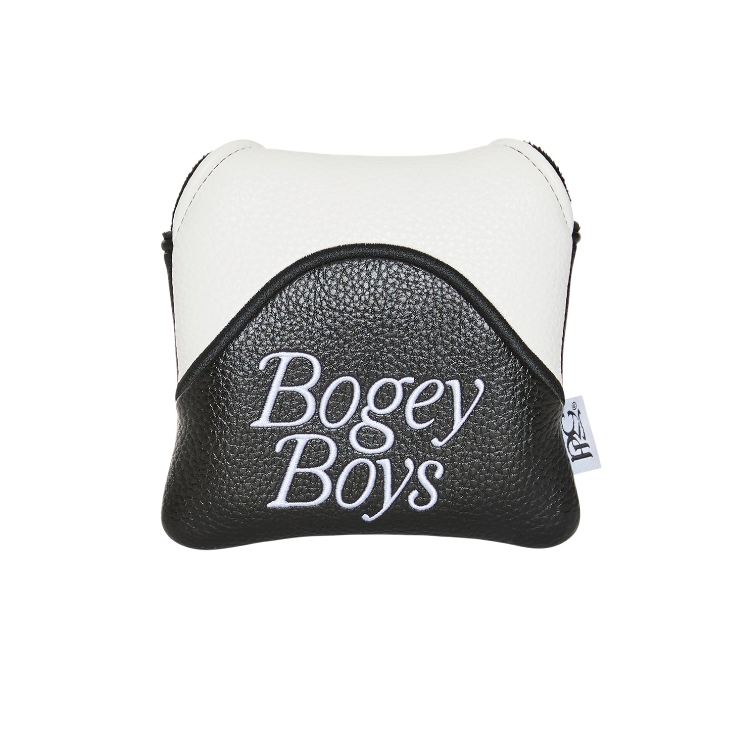 Curved Block Head Covers - Black/White