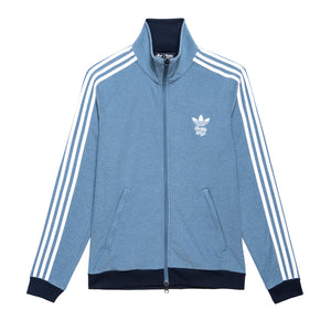 Blue adidas zip up jacket hot sale