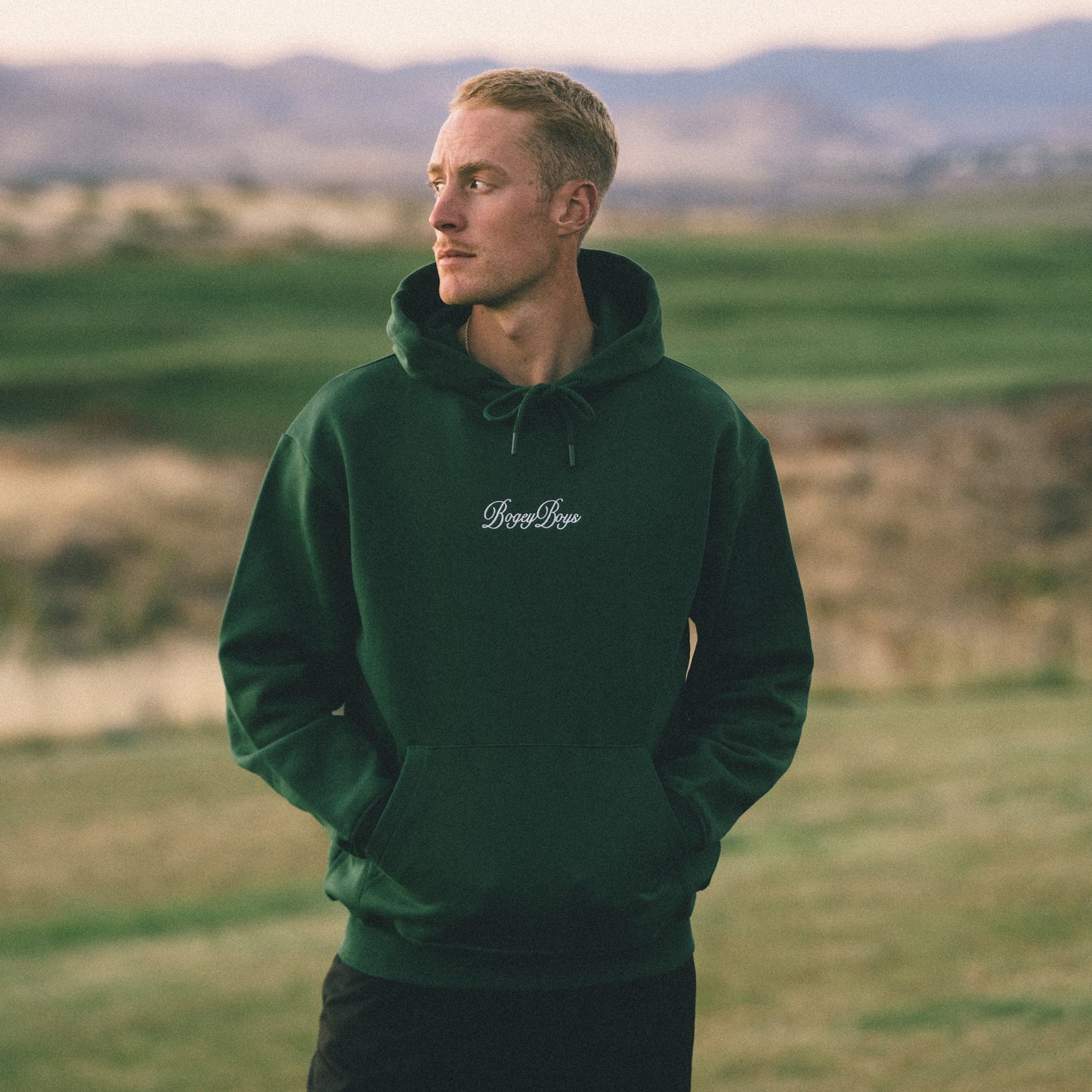 Script Hoodie - Eden Green