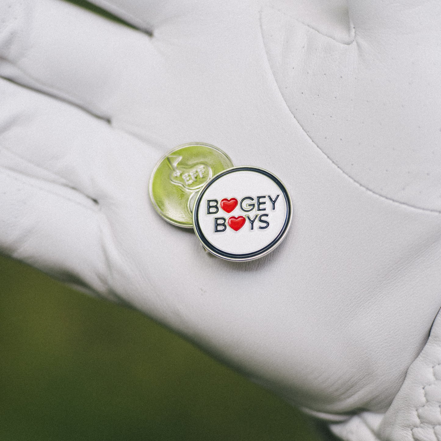 Bogey Boys x EFF Heart Ball Marker - White