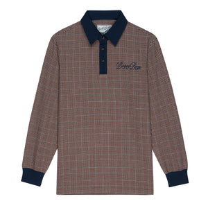 Houndstooth Script Polo - Houndstooth Check