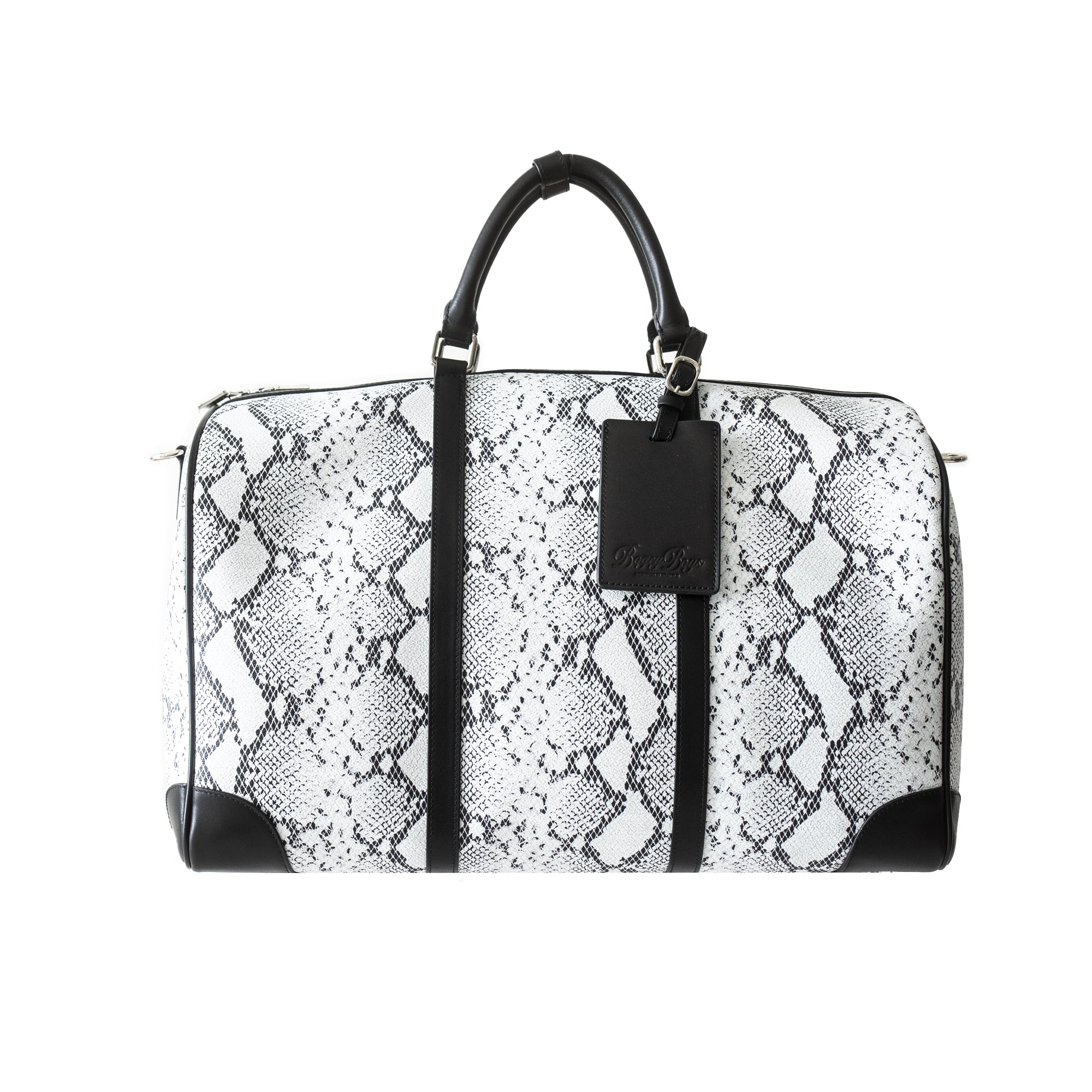 The Snake Run Duffle Bag Python Grey