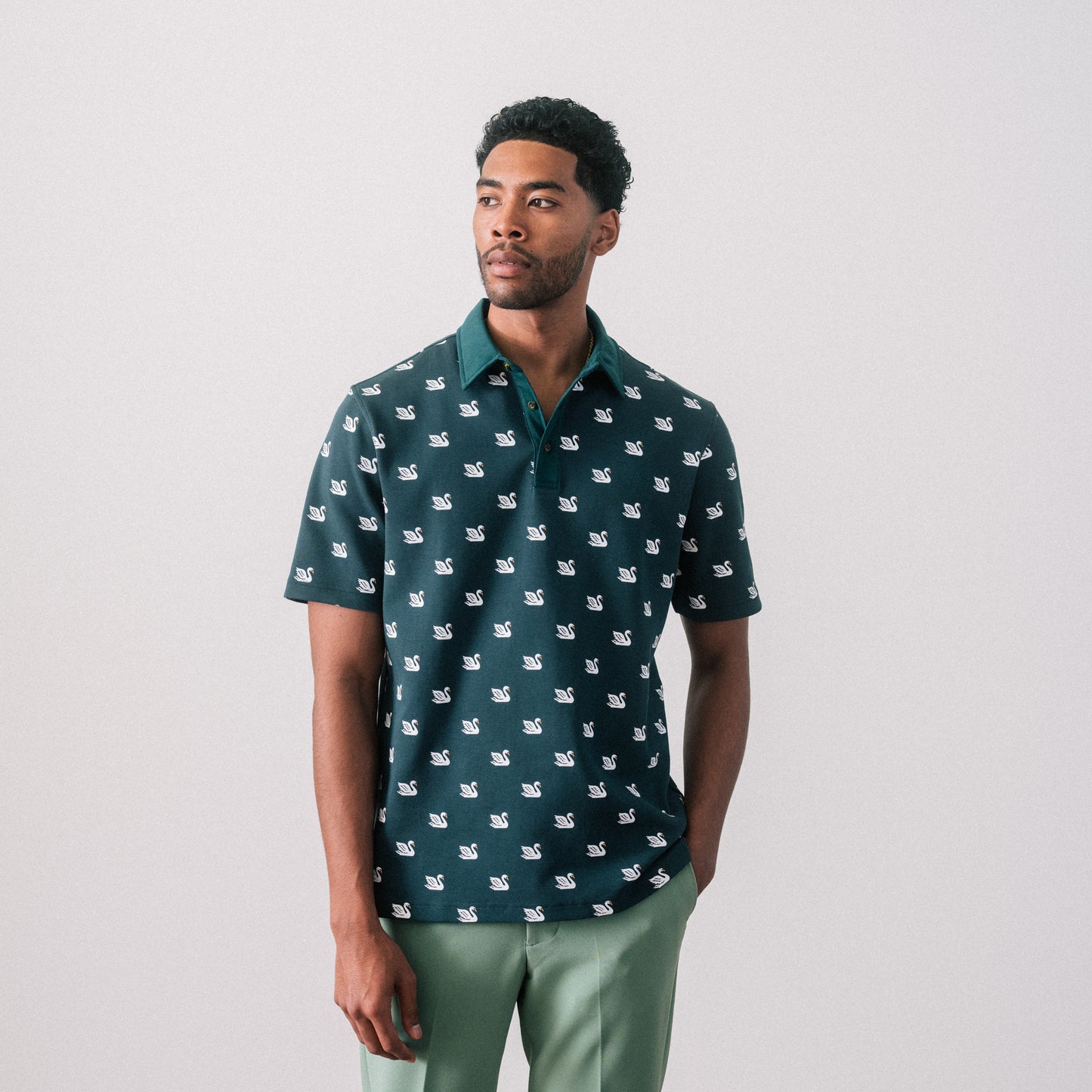 Swan Polo - Green