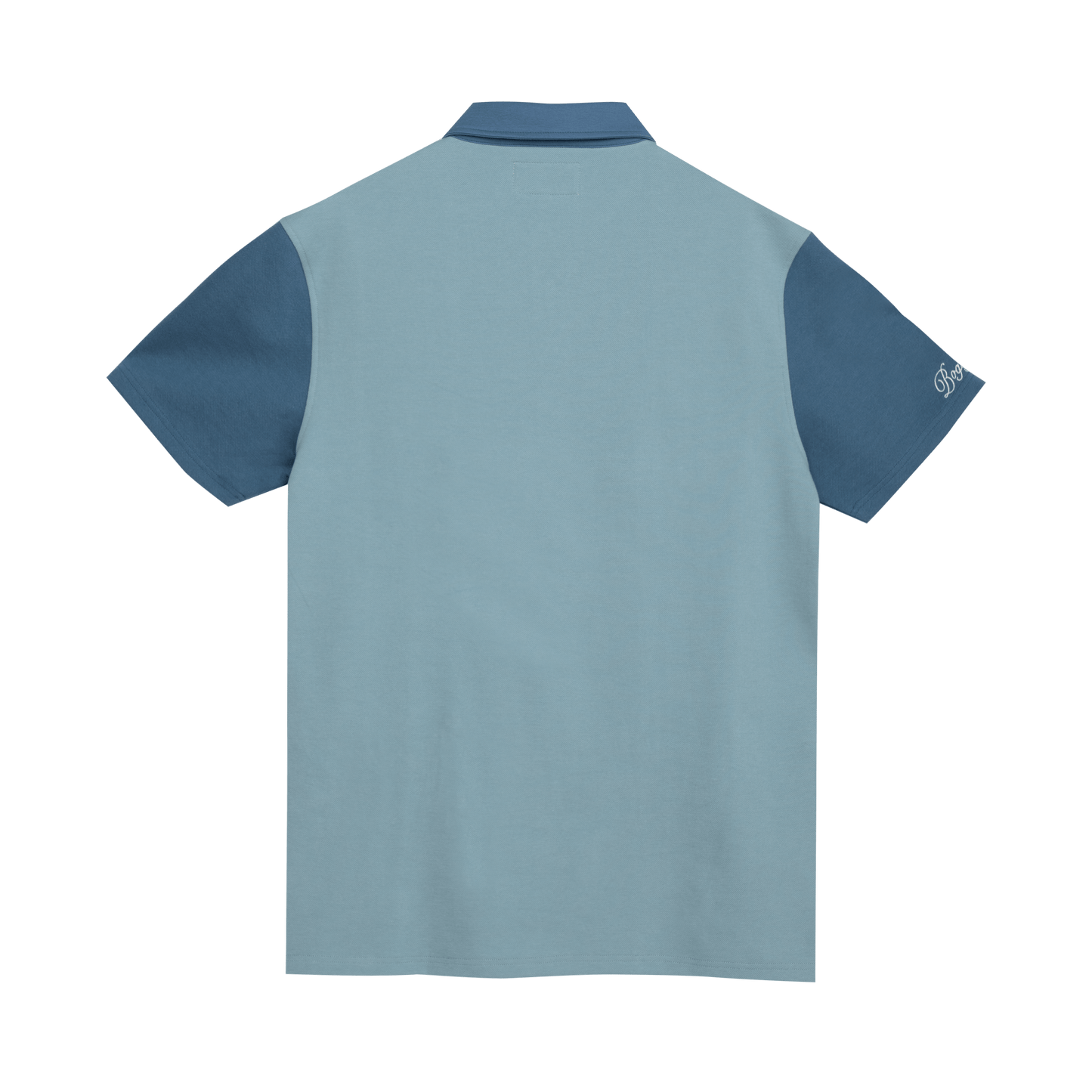 Pipped Polo - Blue