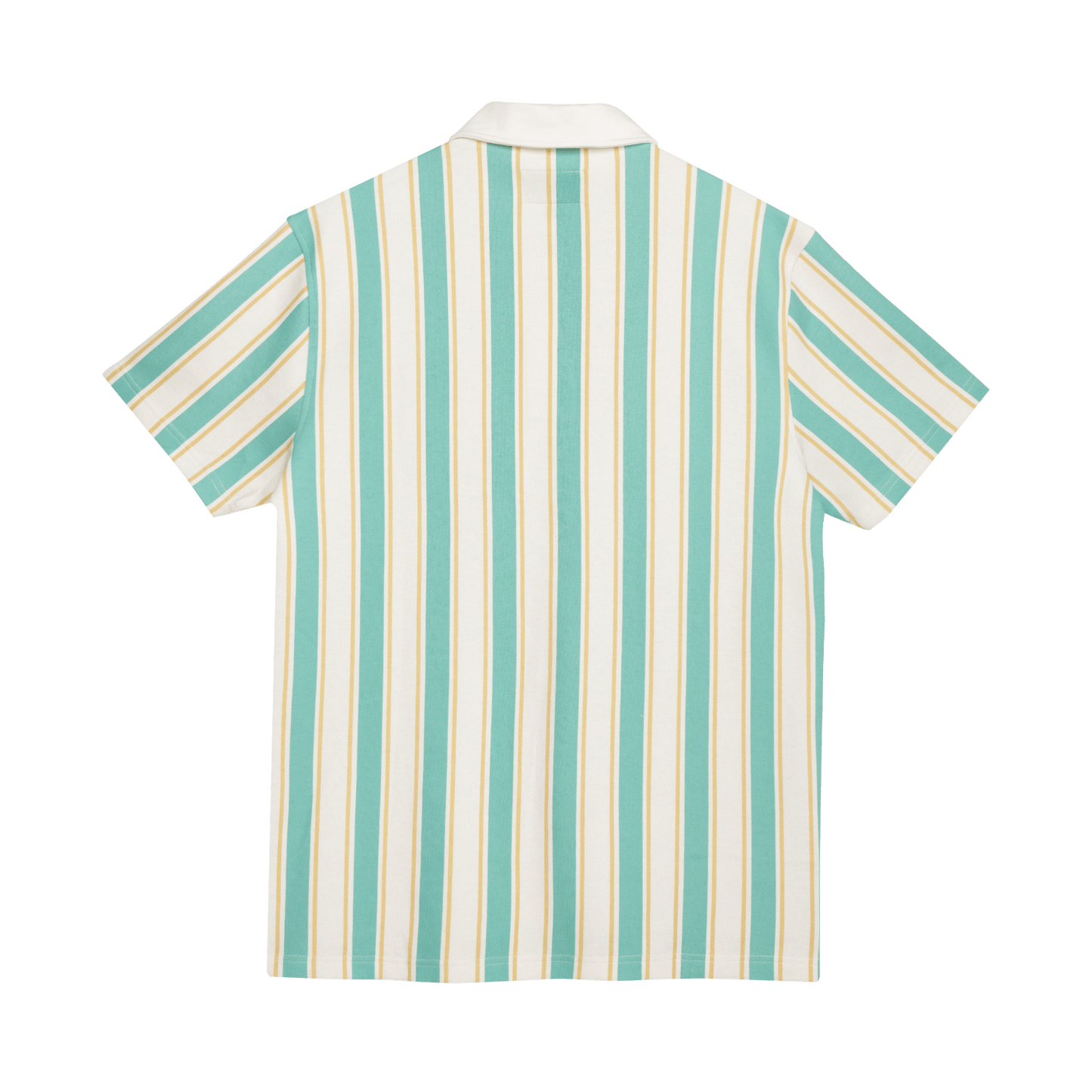 Striped Polo - Green White