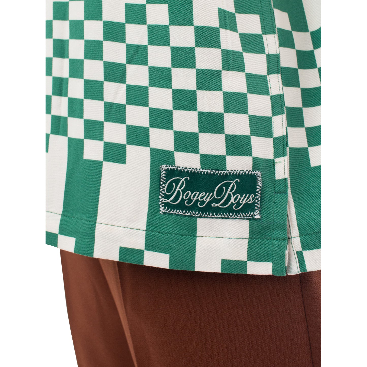 The Checkers Button Up - Green