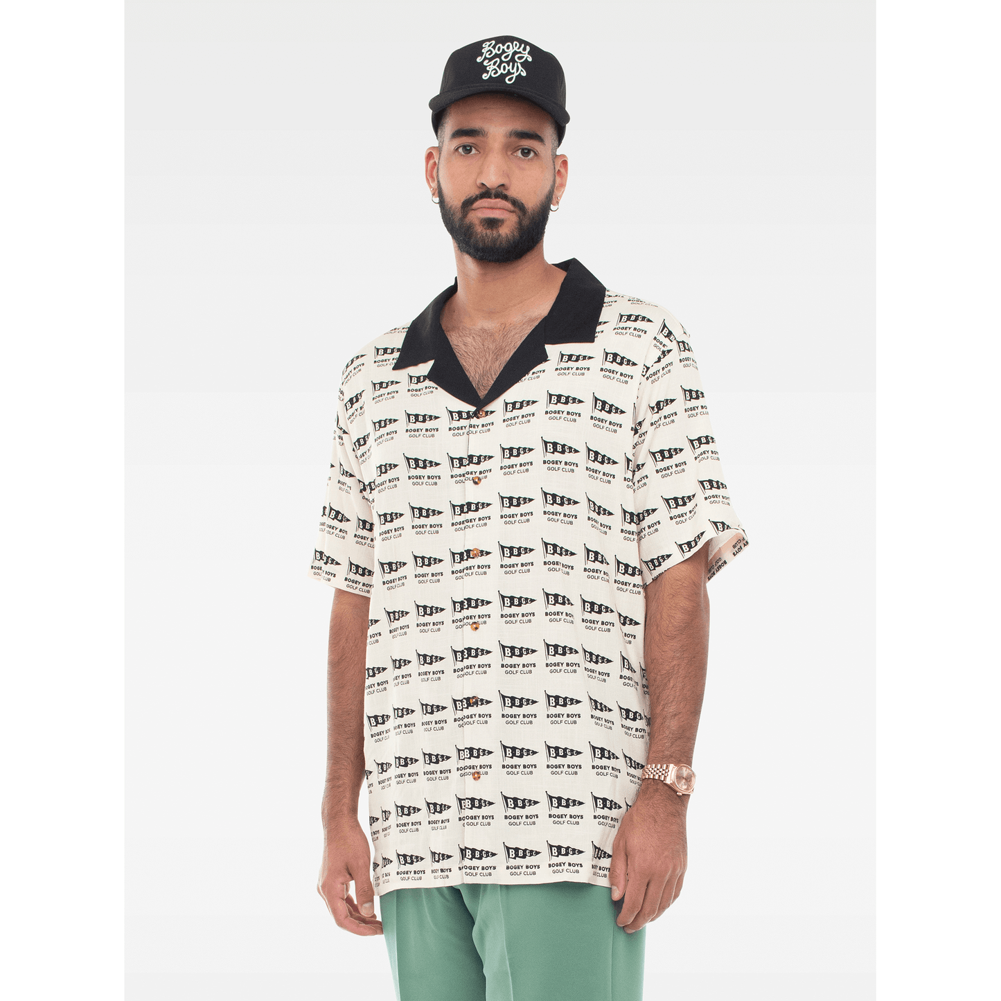 Fly The Flag Button Up - Black