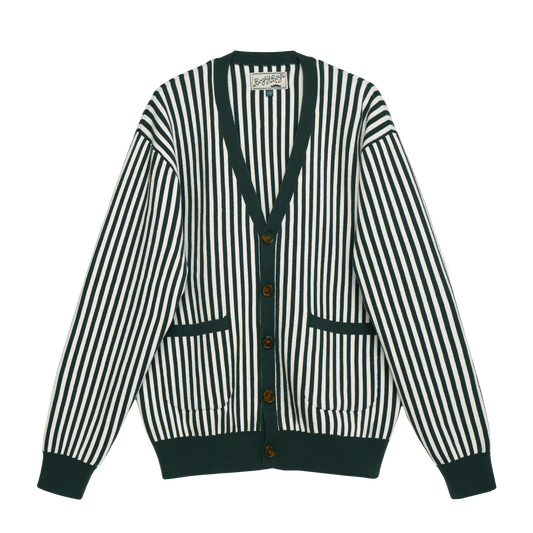 Seeing Stripes Cardigan - Green