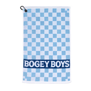 Golf Towel - Blue Check