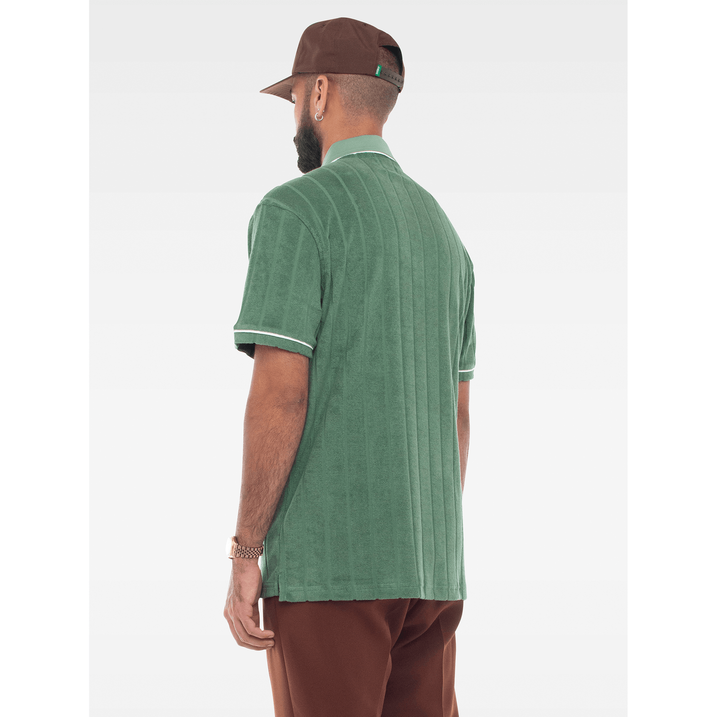 Terrycloth Palm Polo - Green