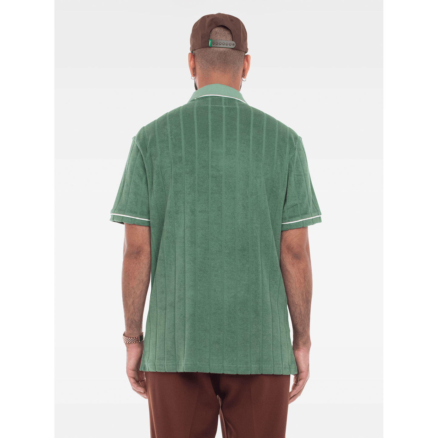 Terrycloth Palm Polo - Green