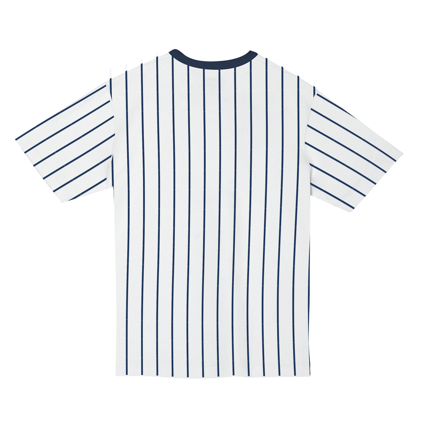 Pinstripe T-Shirt - Navy